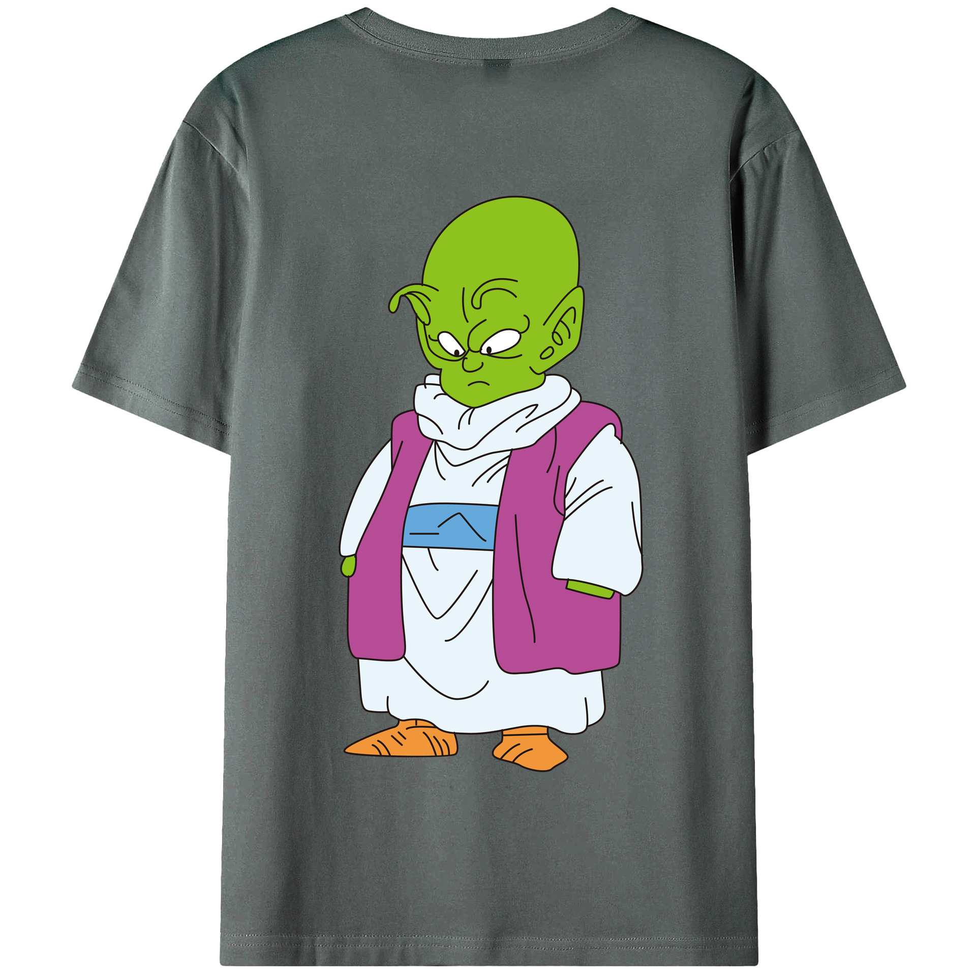 （画像用） ドラゴンボール ピッコロ DRAGON BALL Piccolo 綿100％半袖Tシャツ（背面プリント）